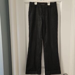 Banana Republic Black Dress Pants Elegant Straight-Leg